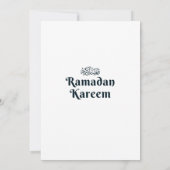 Purple moderne Ramadan Iftar Party Invitation (Dos)