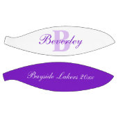 Purple monogram name, initial and team basketball basketbal (Panelen)