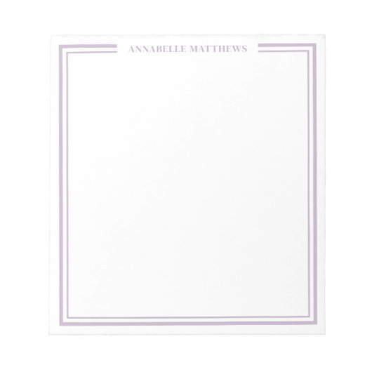 Purple Monogram Notitieblok (Voorkant)