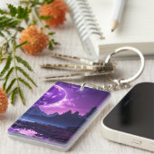 Purple Moon Vista Keychain (Voorkant Rechts)