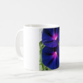 Purple Morning Glory Floral Mug (Devant gauche)