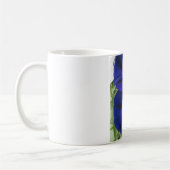 Purple Morning Glory Floral Mug (Gauche)