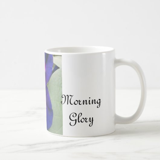Purple Morning Glory Floral Mug (Droite)