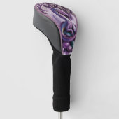 Purple Mystic Dragon Gothic Golfheadcover (Schuin)