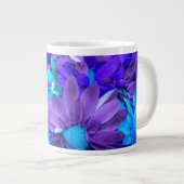 Purple N Turquoise Daisers Mugs (Devant droit)