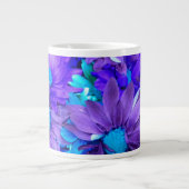 Purple N Turquoise Daisers Mugs (Devant)