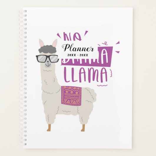 Purple No Drama Llama (Devant)