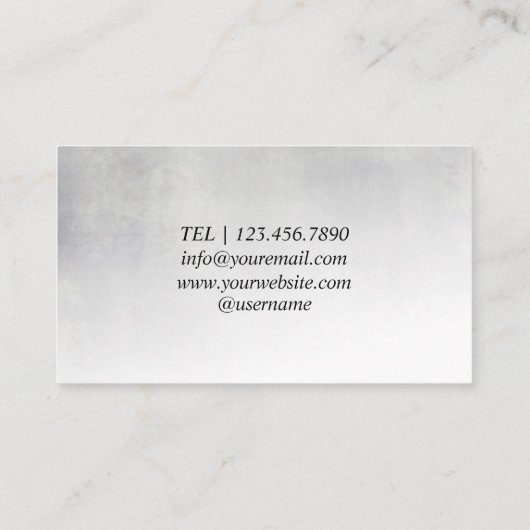 PURPLE NOIR do-it-yourself Carte de visite EN BOIS (Dos)