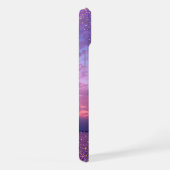 Purple Ocean Sunset Photo Confetti Nom Script (Côté droit)