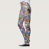 Purple Ombre Frosty Traite Les Leggings (Gauche)