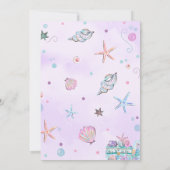 Purple ONE der The Sea Mermaid Invitation Annivers (Dos)