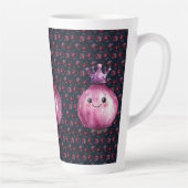 Purple Onion Queen Ceramic Large Latte Mug Mok (Rechts)