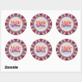 Purple Orange Llow Magic Arrive Sticker Personnali (Feuille)