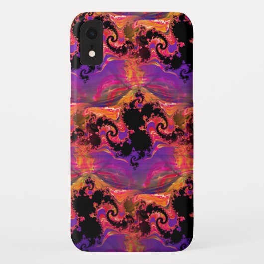 Purple Orange Melt iPhone / coque ipad (Dos)