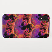 Purple Orange Melt iPhone / coque ipad (Dos (Horizontal))