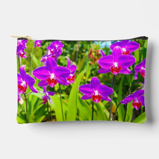 Purple Orchids Pouch Etui (Voorkant)