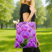 Purple Orchids Tote Bag