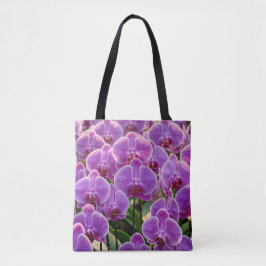 Purple Orchids Tote Bag