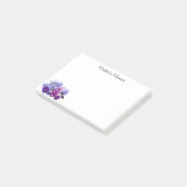 Purple Pansy Post-it® Notes 4 x 3 (Incliné)
