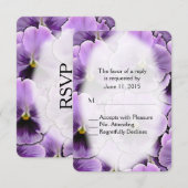 Purple Pansy RSVP (Devant / Derrière)