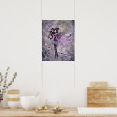 Purple Passion Gothique Fée Poster (Cuisine)