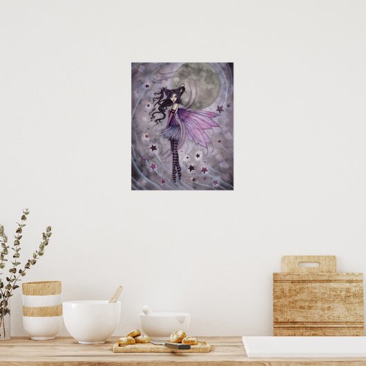 Purple Passion Gothique Fée Poster (Cuisine)