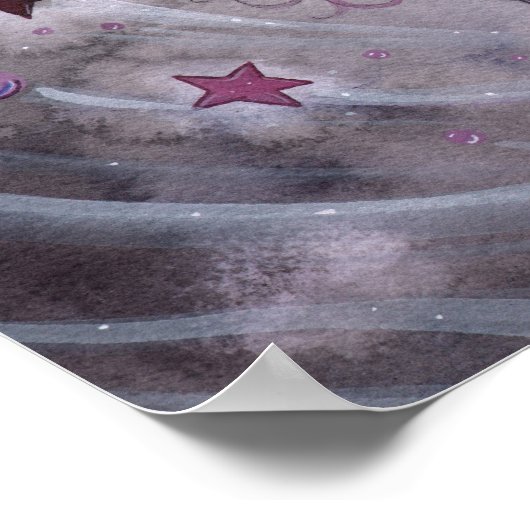 Purple Passion Gothique Fée Poster (Coin)