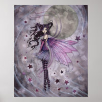Purple Passion Gothique Fée Poster