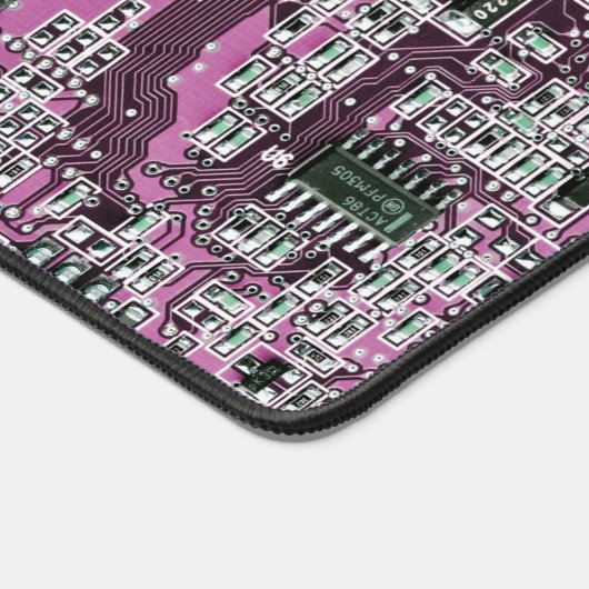 Purple PCB Circuit Board Design for IT Pros (Coin)