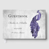 Purple Peacock Mariage Livre d'or (Recto)