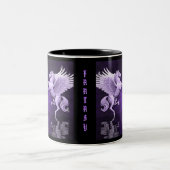 Purple Pegasus Réflexions Café Mug (Centre)