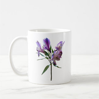 Purple Peruvian Lily Koffiemok