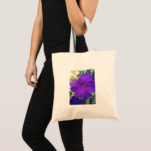 Purple Petunia Tote Bag (Devant (produit))
