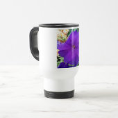 Purple Petunia Travel Mug Reisbeker (Voorkant links)