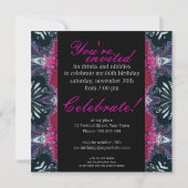 Purple Pink Fabulous 40 Event Party Invitation (Dos)