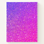 Purple Pink Parties scintillant Unicorn Carnet De (Dos)