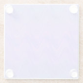 Purple Pink Wavy Lines Pattern Glazen Onderzetter (Achterkant)