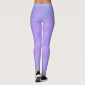 Purple Pink Wavy Lines Pattern Leggings (Achterkant)
