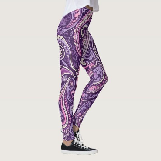 Purple Pisley Leggings (Rechts)