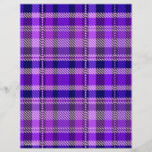 Purple Plaid Bulk Scrapbook Paper Pages Flyer (Achterkant)