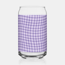 Purple Plaid Checker Seamless Pattern Blikvorm Glas