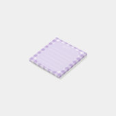 Purple Plaid Note Design (Schuin)