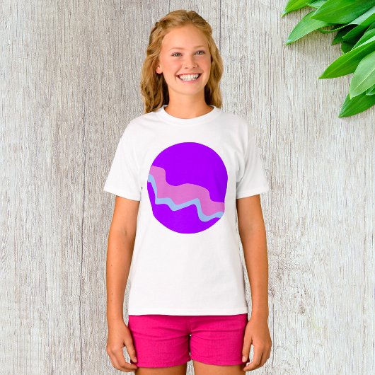 Purple Planet Girls T-Shirt