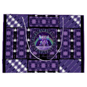 Purple pluie Fairy Grand sac cadeau (Dos)