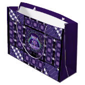 Purple pluie Fairy Grand sac cadeau (Dos Angle)