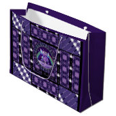 Purple pluie Fairy Grand sac cadeau (Devant Angle)