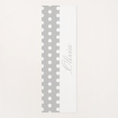 Purple Poka Dots Yogamat (Voorkant)