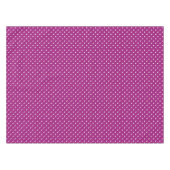 Purple Polka Dot Pattern Tafelkleed (Voorkant (Horizontaal))