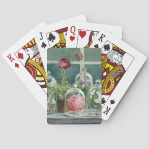 Purple Poppies Window Sill Speelkaarten
