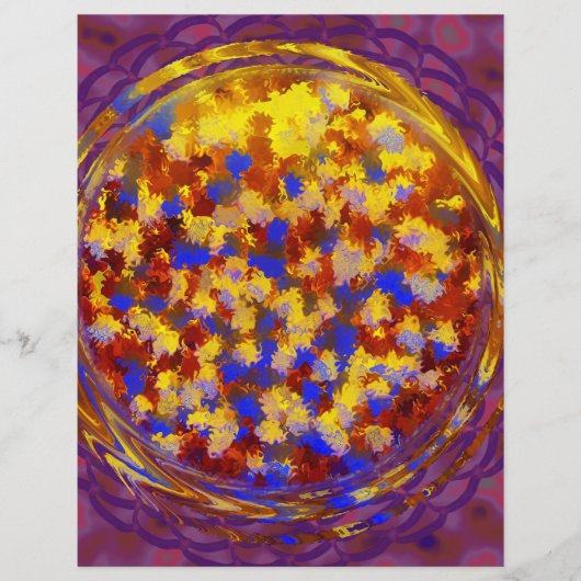 Purple Potpourri Bulk Scrapbook Paper Pages Flyer (Voorkant)